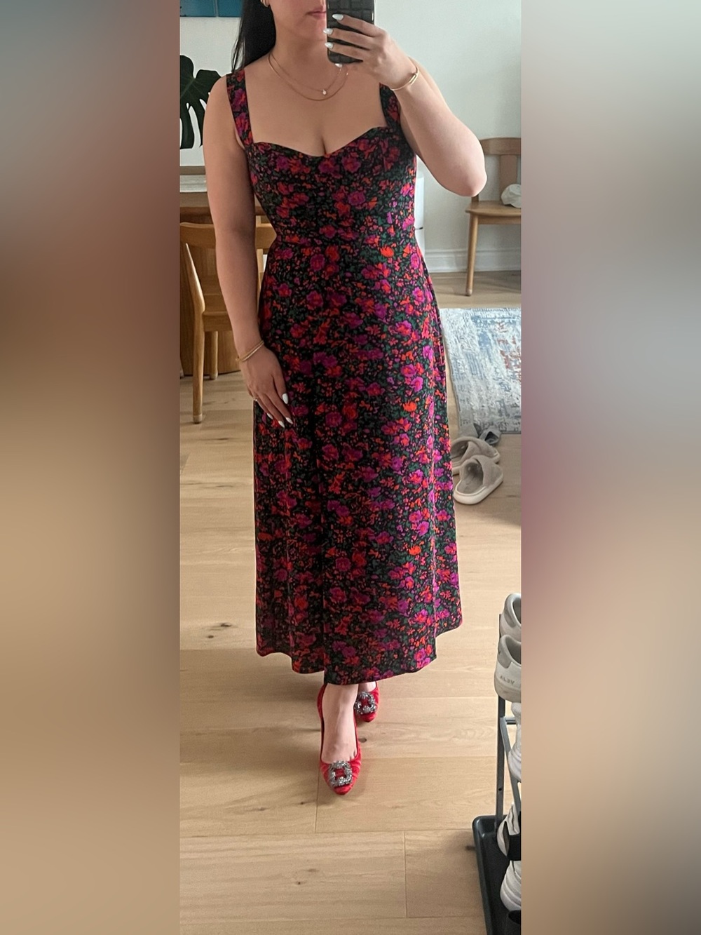 Park & Fifth Floral Midi Dress (originally Marian dress) - Picture 4 of 6